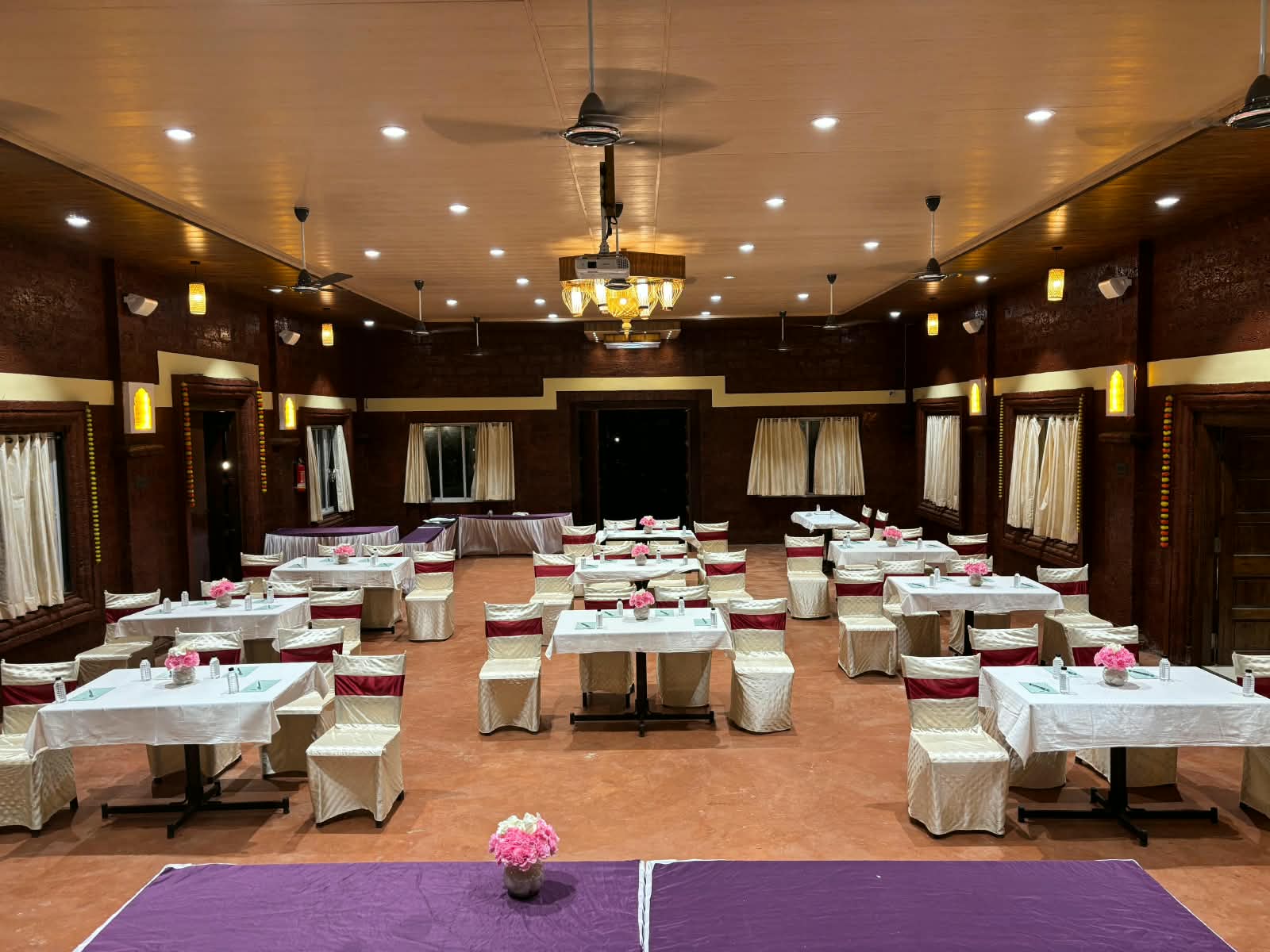 Indoor event hall